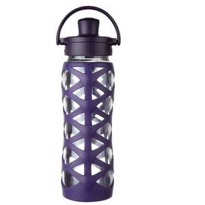 New Lifefactory Purple Silicone & Glass Bottle